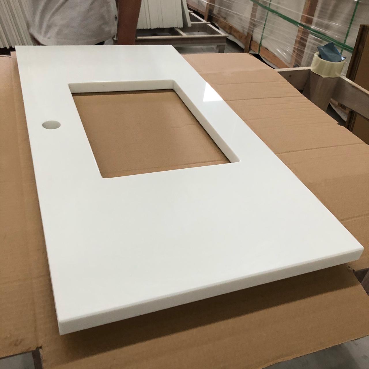 Pure White countertops nano cystallized glass