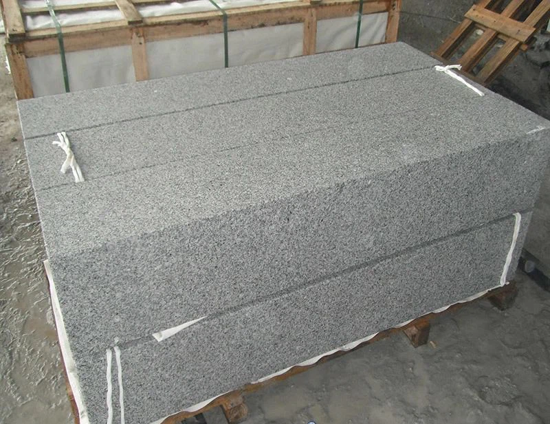 Batu Kerbstone Granit Abu-abu Batu Alam Cina yang Populer