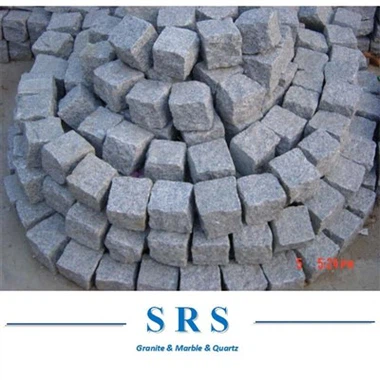 Batu Paving Granit Abu-abu/Hitam/Merah/Kuning Alami