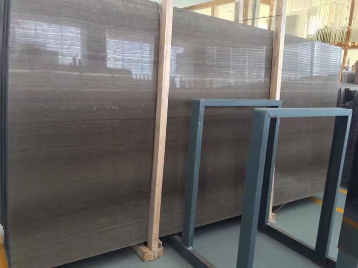Grey Wood Marble Slab