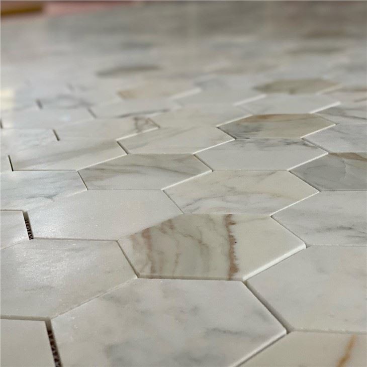 Calacatta Gold Marble Mosaic