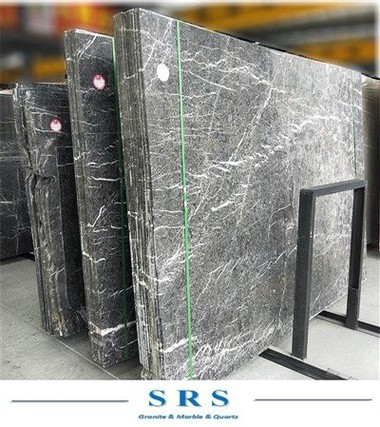 Gantung Marmer Abu Abu Untuk Ubin Dinding/Lantai