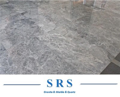 Marmer Mink Sliver Alami Untuk Dapur Atas / Kamar Mandi Lobi / Ubin Lantai