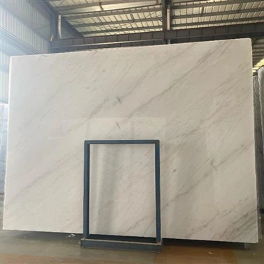 Batu Alam Marmer Putih Guangxi/Bianco Carrara Poles Cina