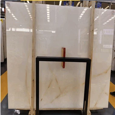 Batu Alam Onyx Marmer Putih Mewah Untuk Slab & Tile