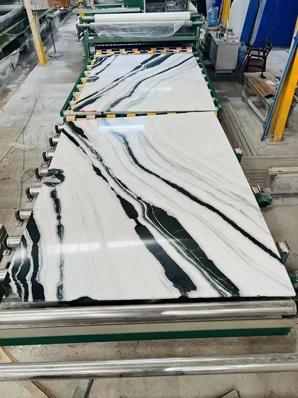White Panda Marble Slabs